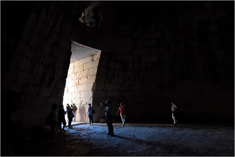 Inside the Tomb of Agamemnon...