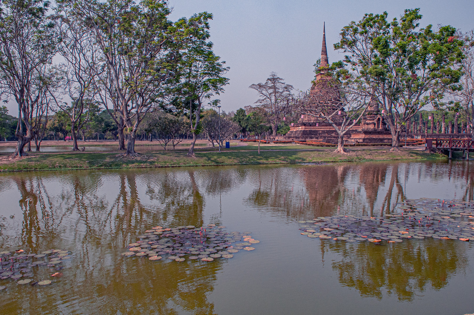 Inside the traditional Sukhothai Nationalpark
