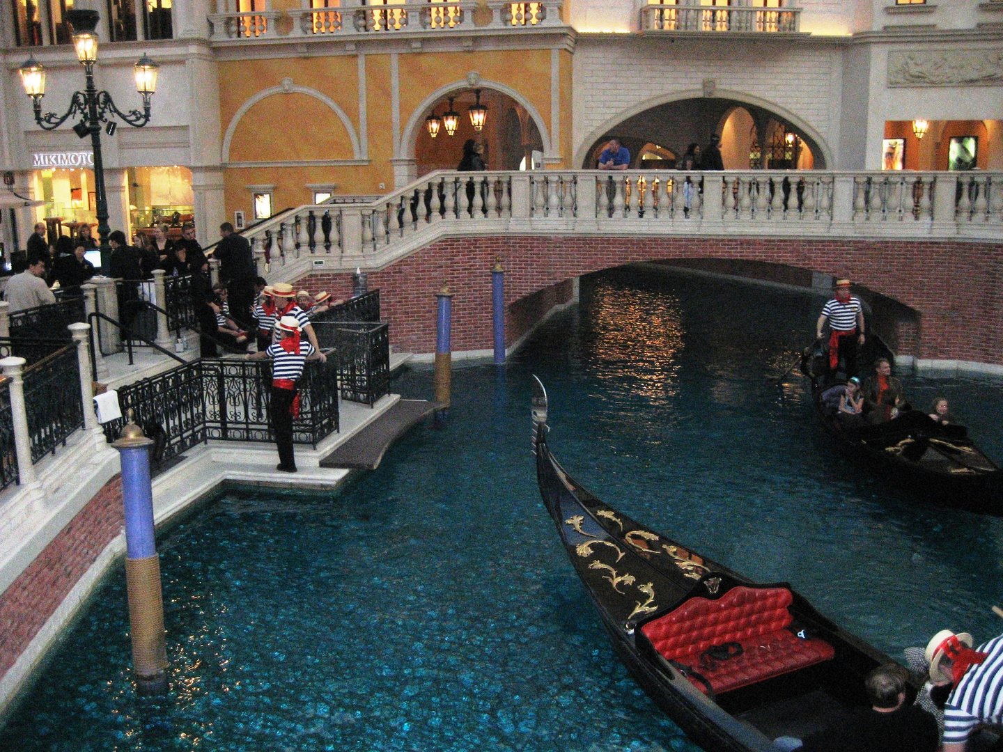 Inside the Venetian Hotel in Las Vegas, Nevada
