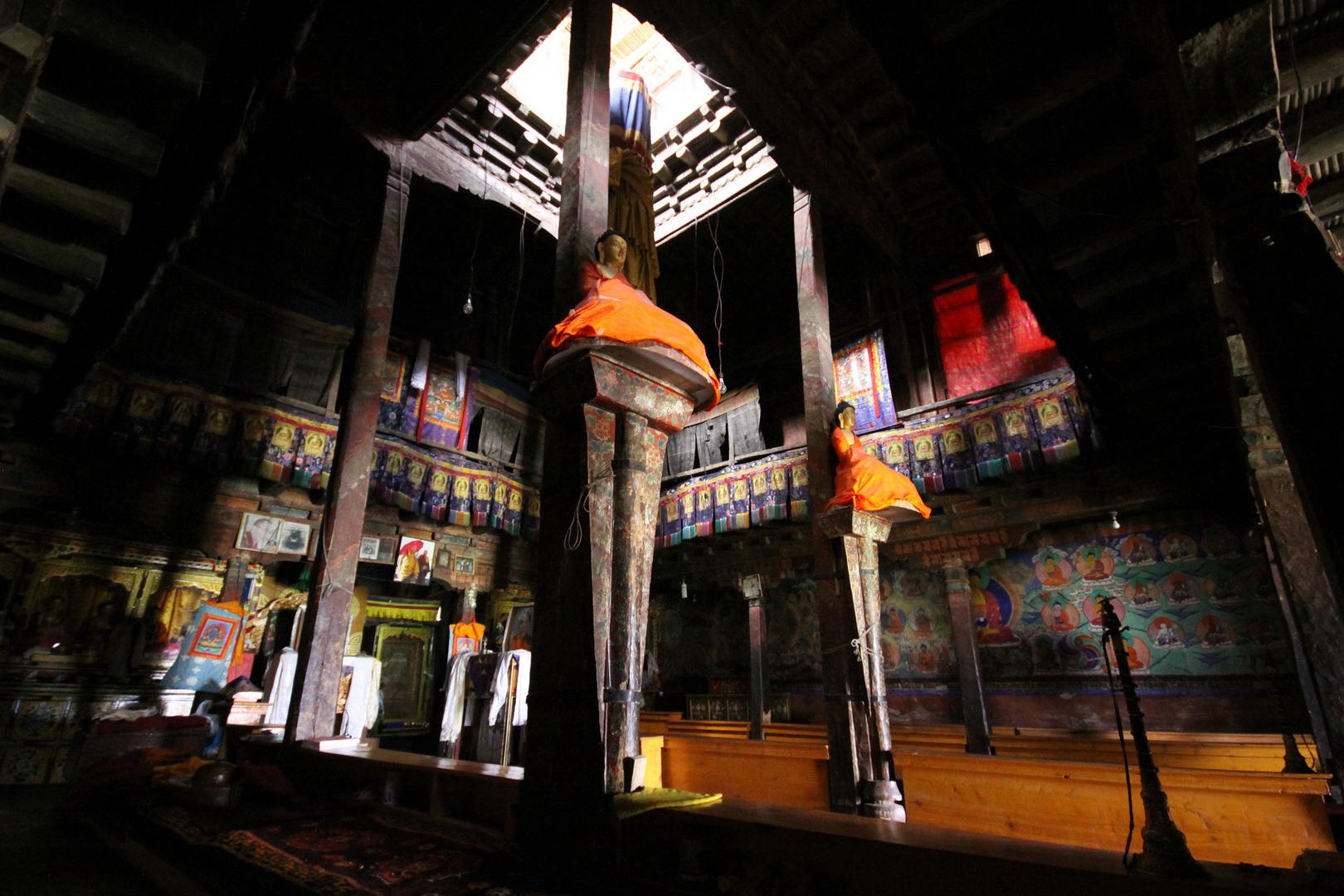 Inside Thiksey Monestary