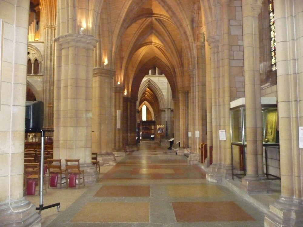 Inside Truro Cathedral