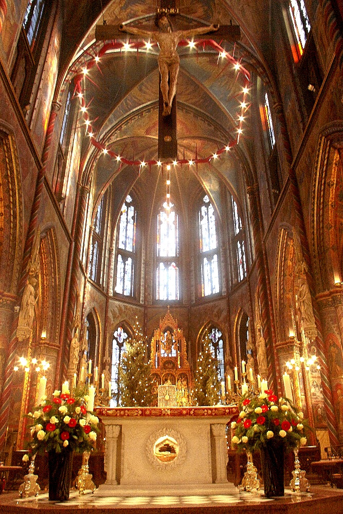 Inside Wallfahrts-Basilika St. Marien Kevelaer