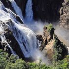 inside waterfall