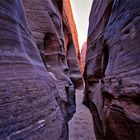 Inside Zebra Slot Canyon