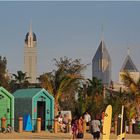 Installations sanitaires à la plage de Jumeirah La Mer