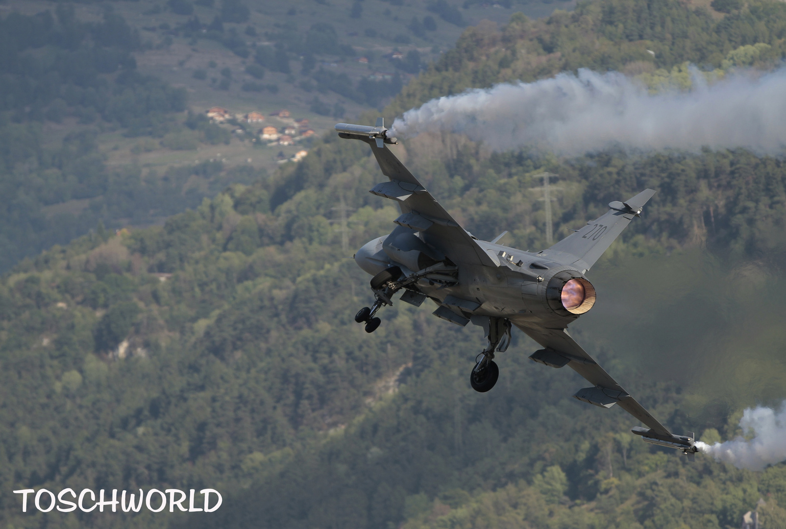 Int. Airshow 2011 in Sion/Schweiz: Saab JAS 39 Gripen