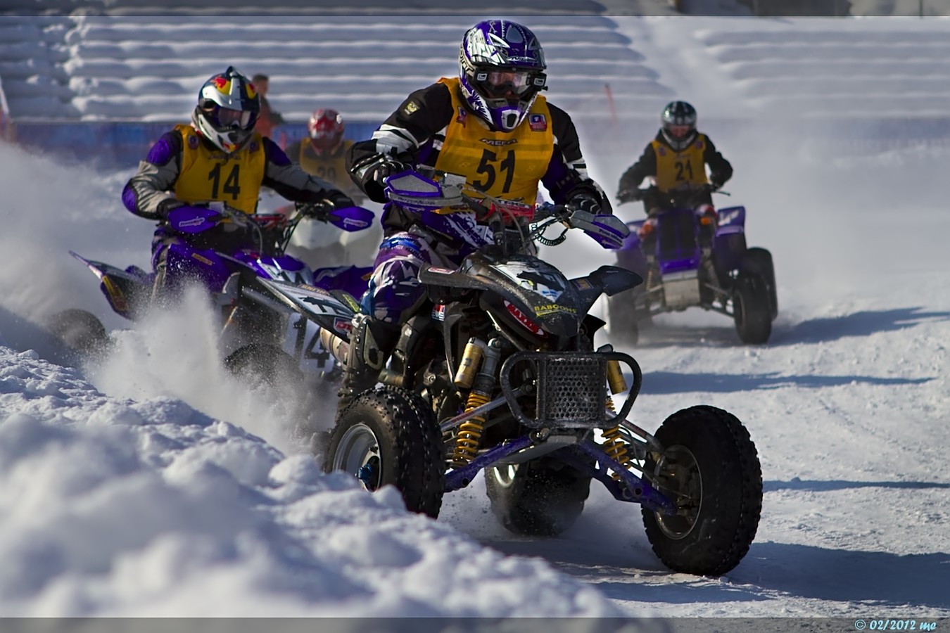 Int. Quad & ATV Schnee Speedway in Garmisch-Partenkirchen 2012