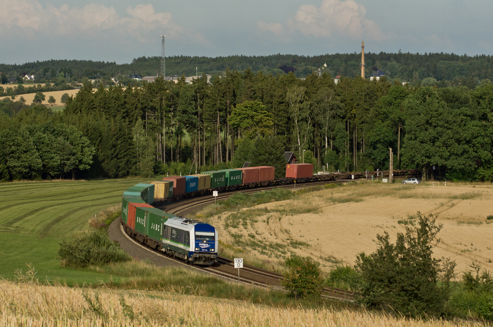 IntEgro Containerzug im August 2012