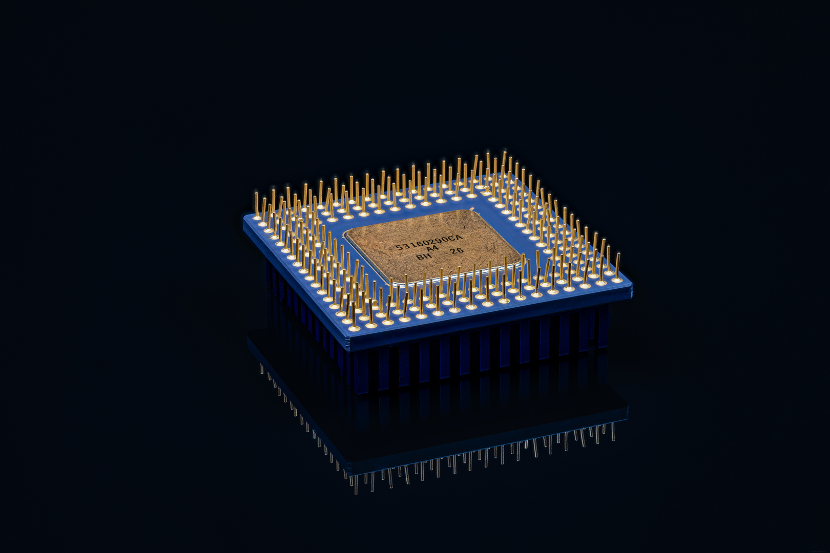 Intel 486+Kühler blau unten2
