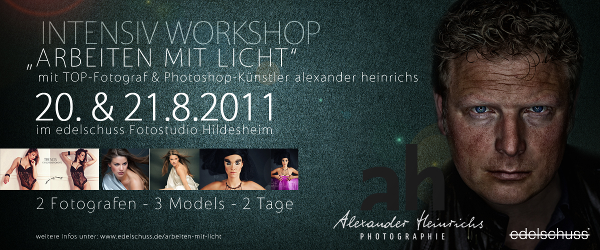 [ Intensiv Workshop Arbeiten mit Licht - TOP Fotograf Alexander Heinrichs ]