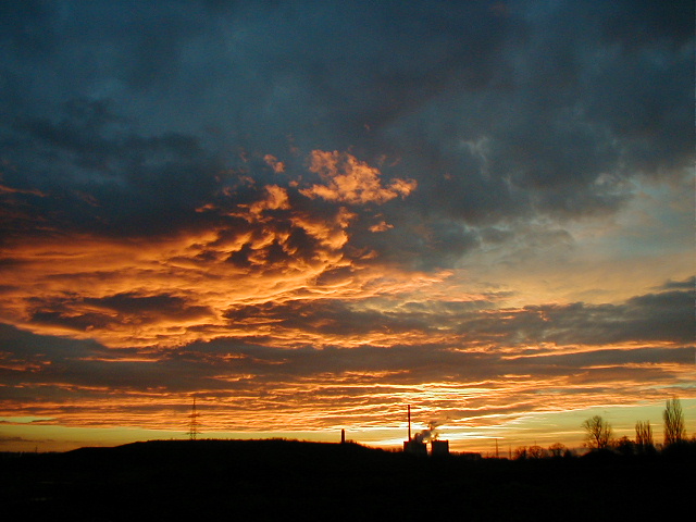 Intensive Wolken