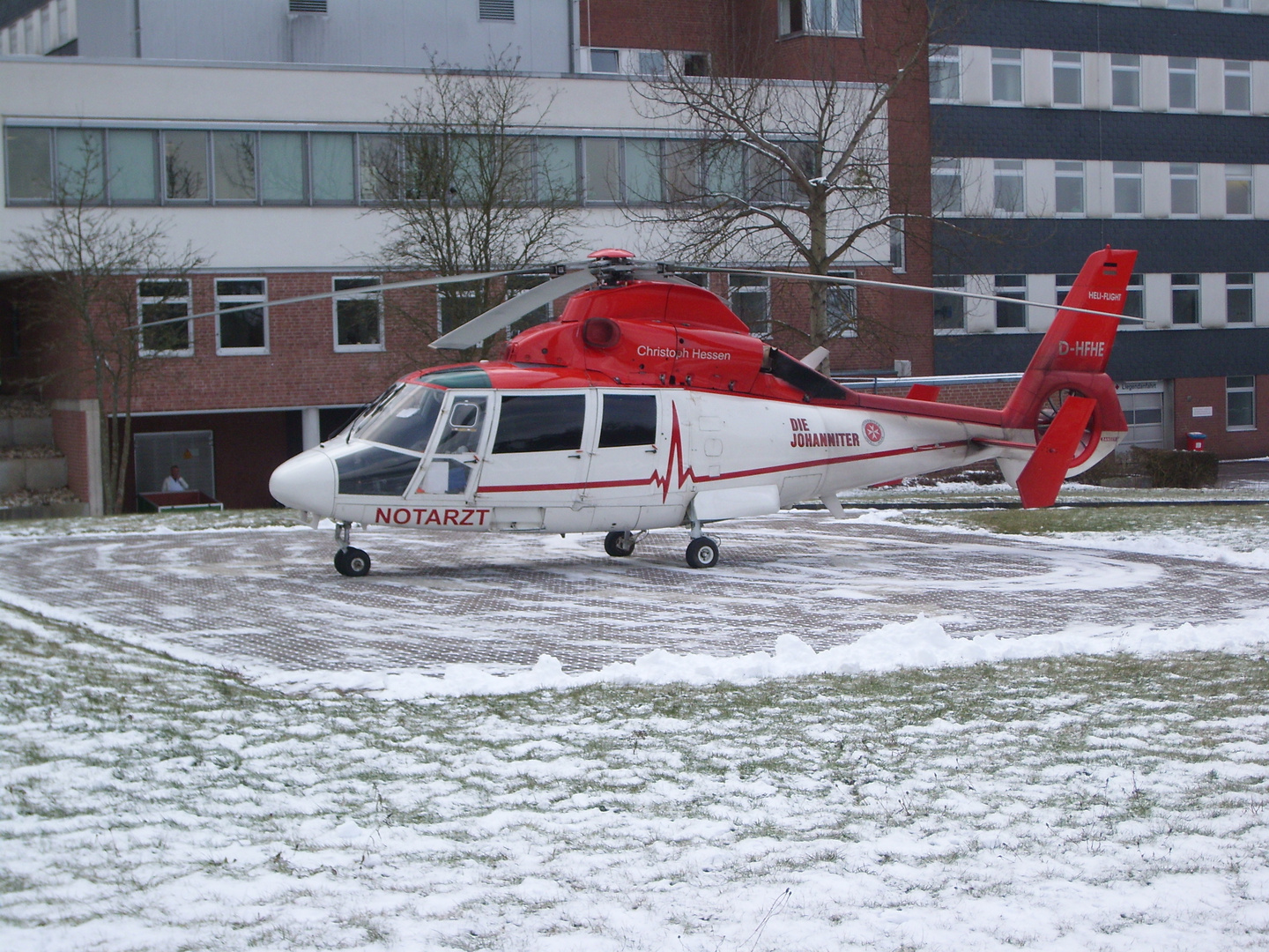 Intensivhubschrauber Christoph Hessen.