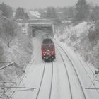 Intercity im Schnee