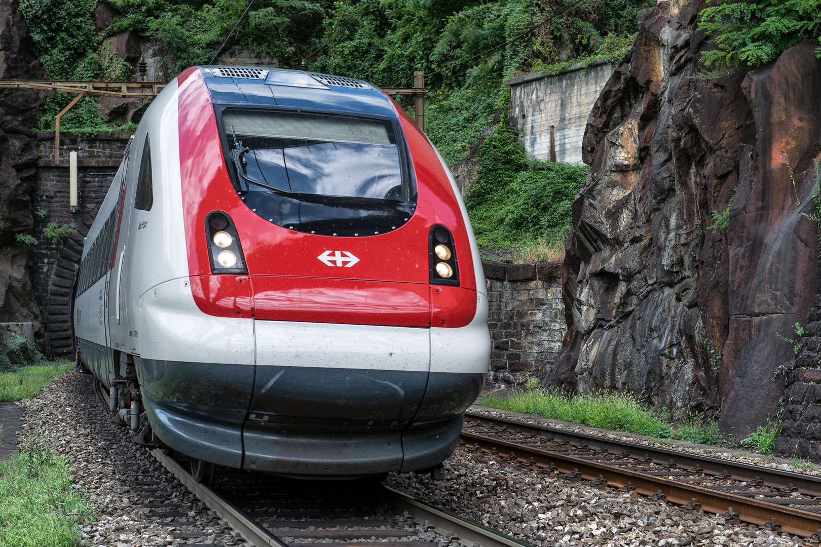 Intercity Zug auf der Gotthardlinie