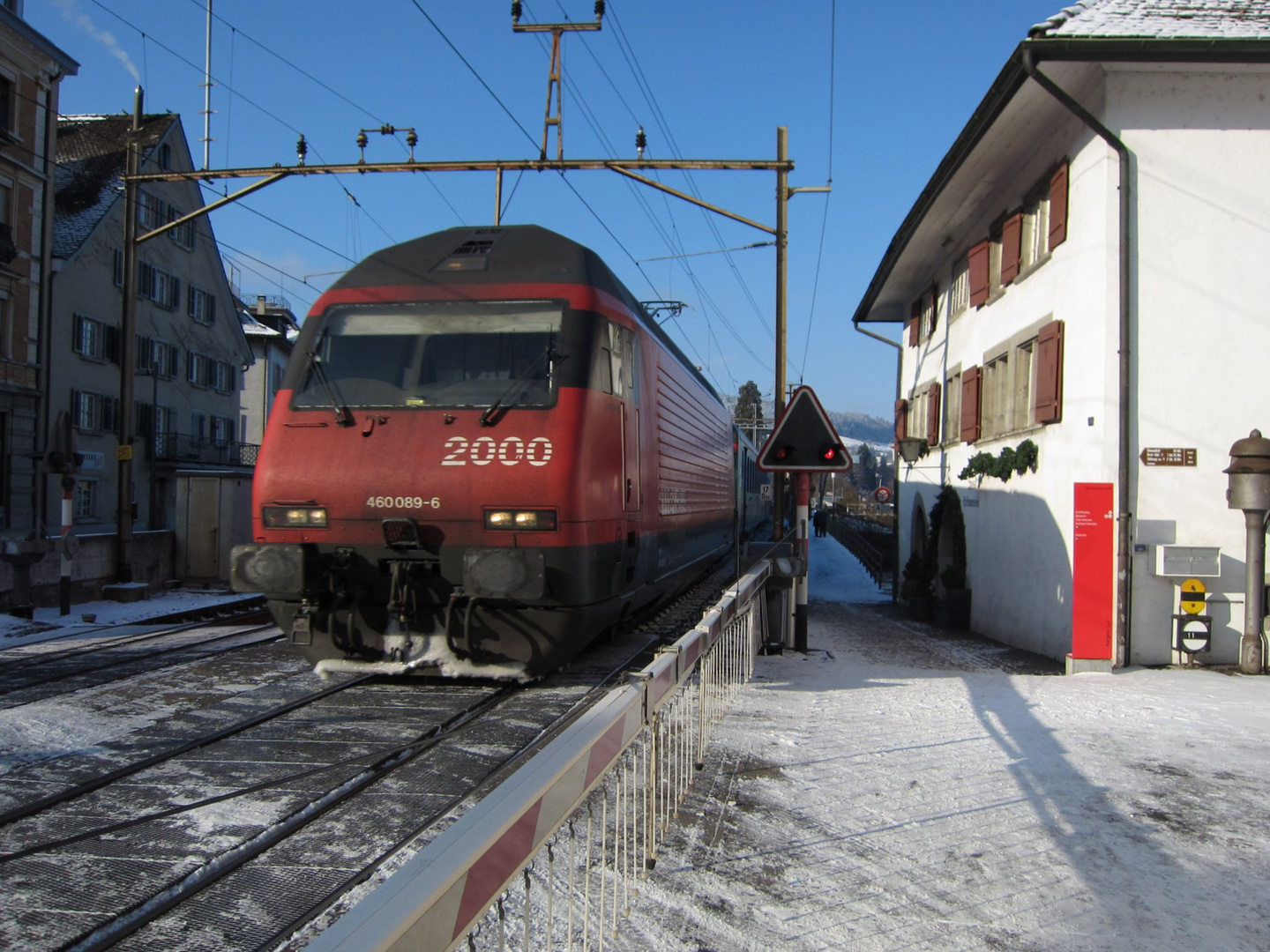 Intercity Zug in Horgen Schweiz