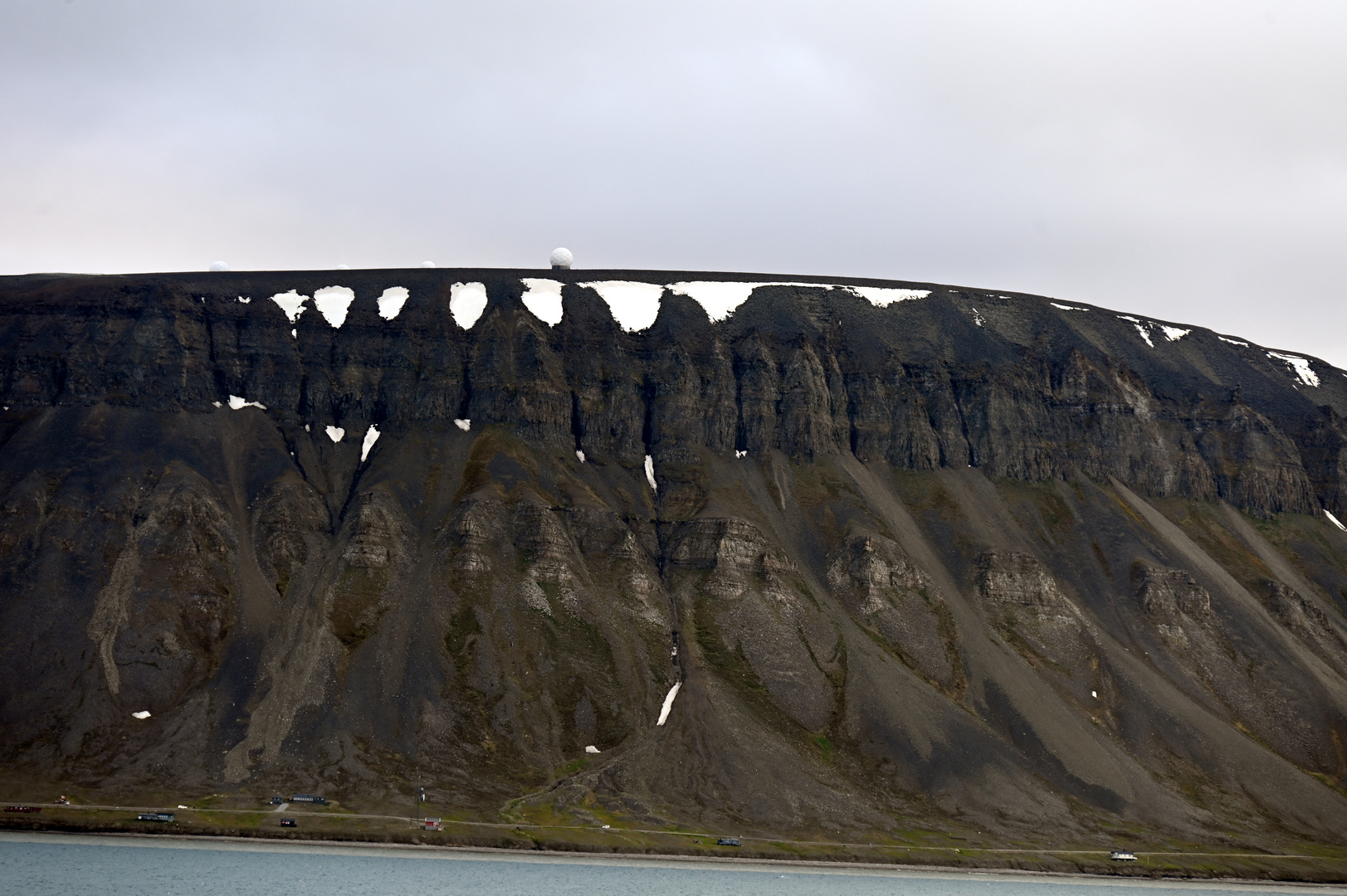 Interessante Felsen auf Spitzbergen