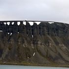 Interessante Felsen auf Spitzbergen