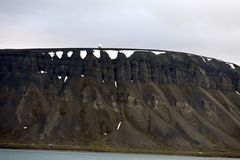 Interessante Felsen auf Spitzbergen