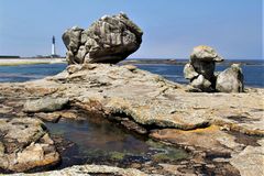 Interessante Felsformationen auf der Ile de Sein