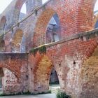 Interessante Mauern des Klosters Von Bad Doberan