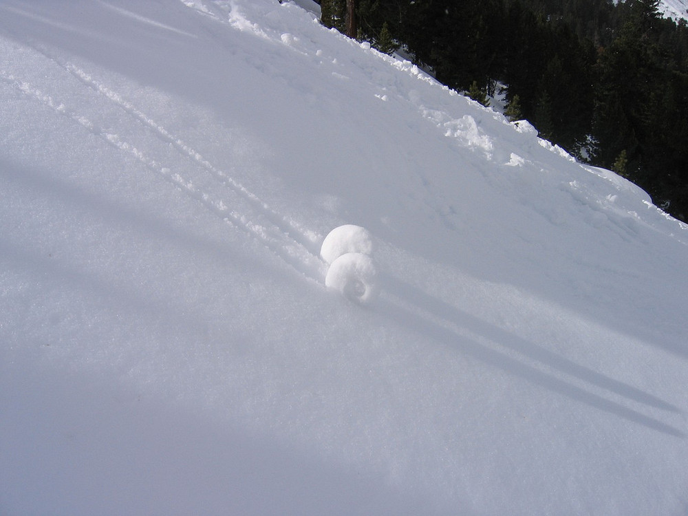 Interessante Schneeformation von Silke Herda 