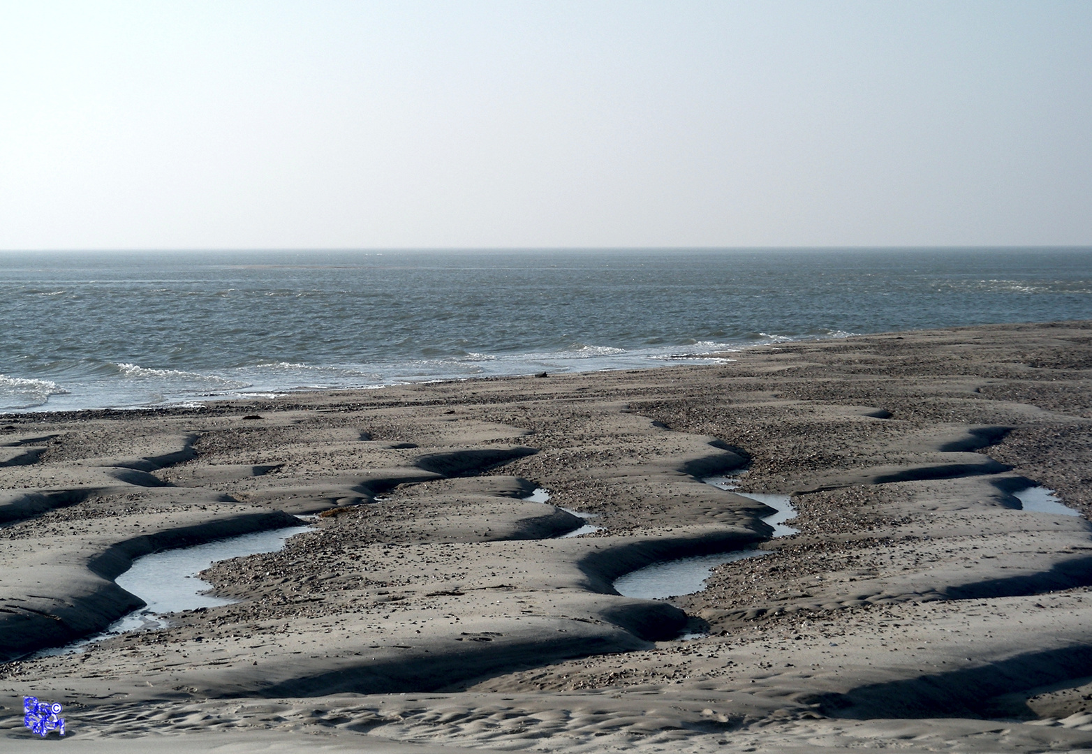 Interessante Strandstruktur 