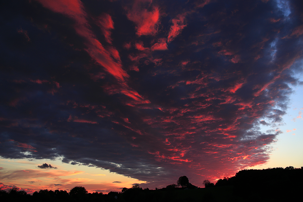 Interessante Wolkenformation