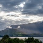 Interessantes Licht bei Sonnenaufgang nahe Queenstown