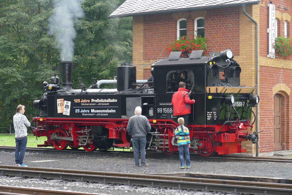 Interesse (125.Jahre Preßnitztalbahn)