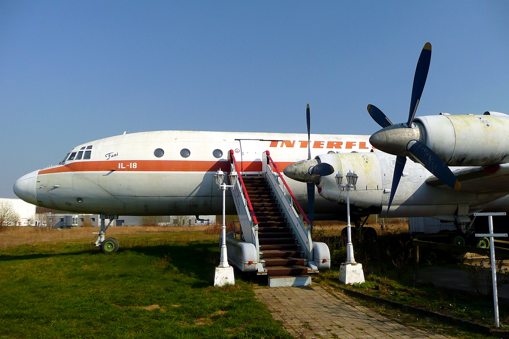 Interflug-Maschine bei Helmstedt