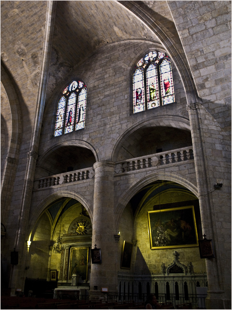 Intérieur de la Cathédrale St Gervais et St Protais de Lectoure (XVème  XVIème siècles)