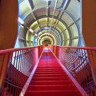 Intérieur de l'Atomium. Bruxelles Octobre 2010-