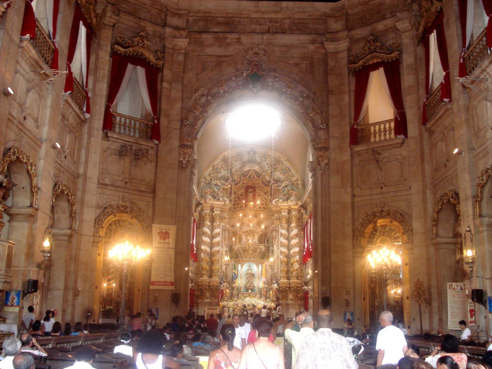 Interior da Igreja de Nossa Senhora da Conceiçao da Praia - Salvador. Bahia