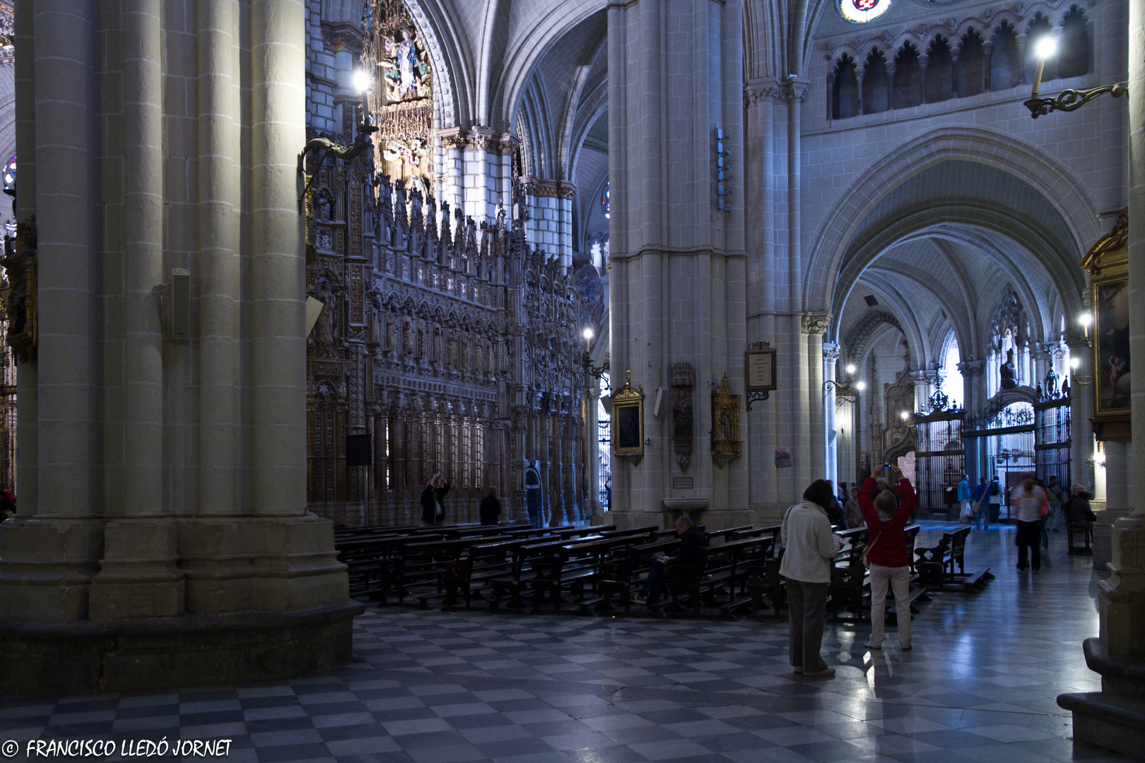 Interior de la Catedral de Toledo.