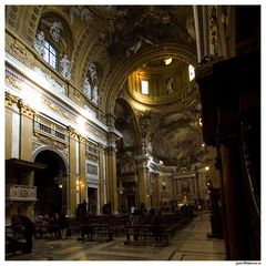 Interior de la Iglesia del Gesù