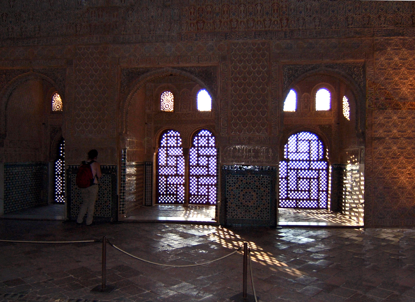 Interior de laq Alhambra - Granada 2007