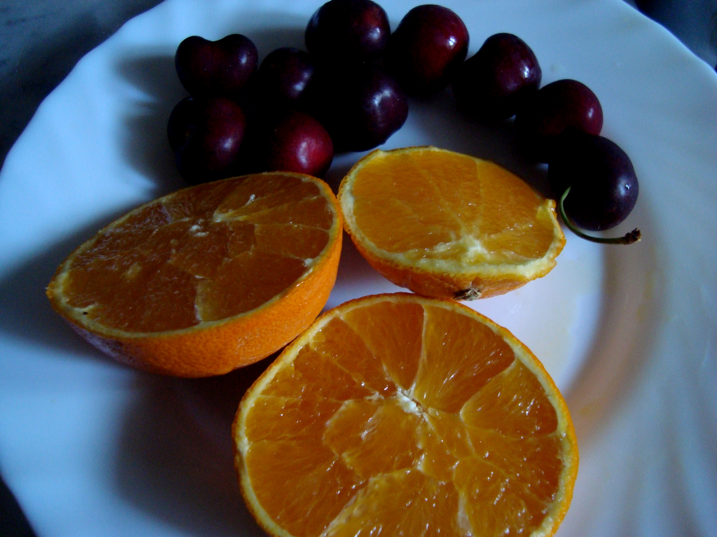 INTERIOR DE UNA NARANJA