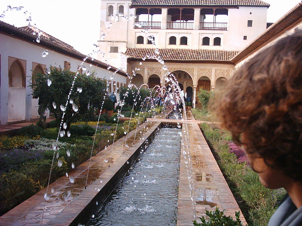 interior del Palacio  de Generalife  La Halambra ( España )