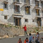 Interior yard of the Drepung monastery