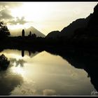 Interlaken - Blick zum Niessen Berg