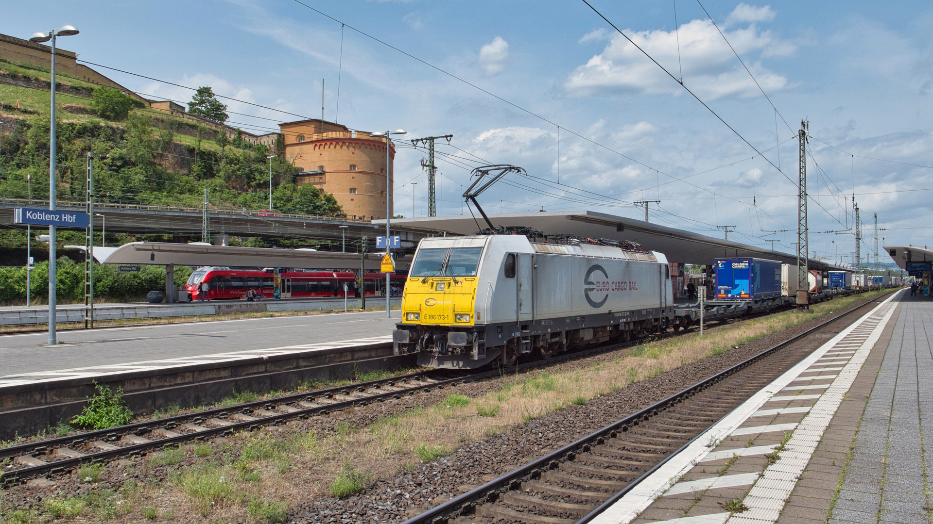 Intermodal durch Koblenz