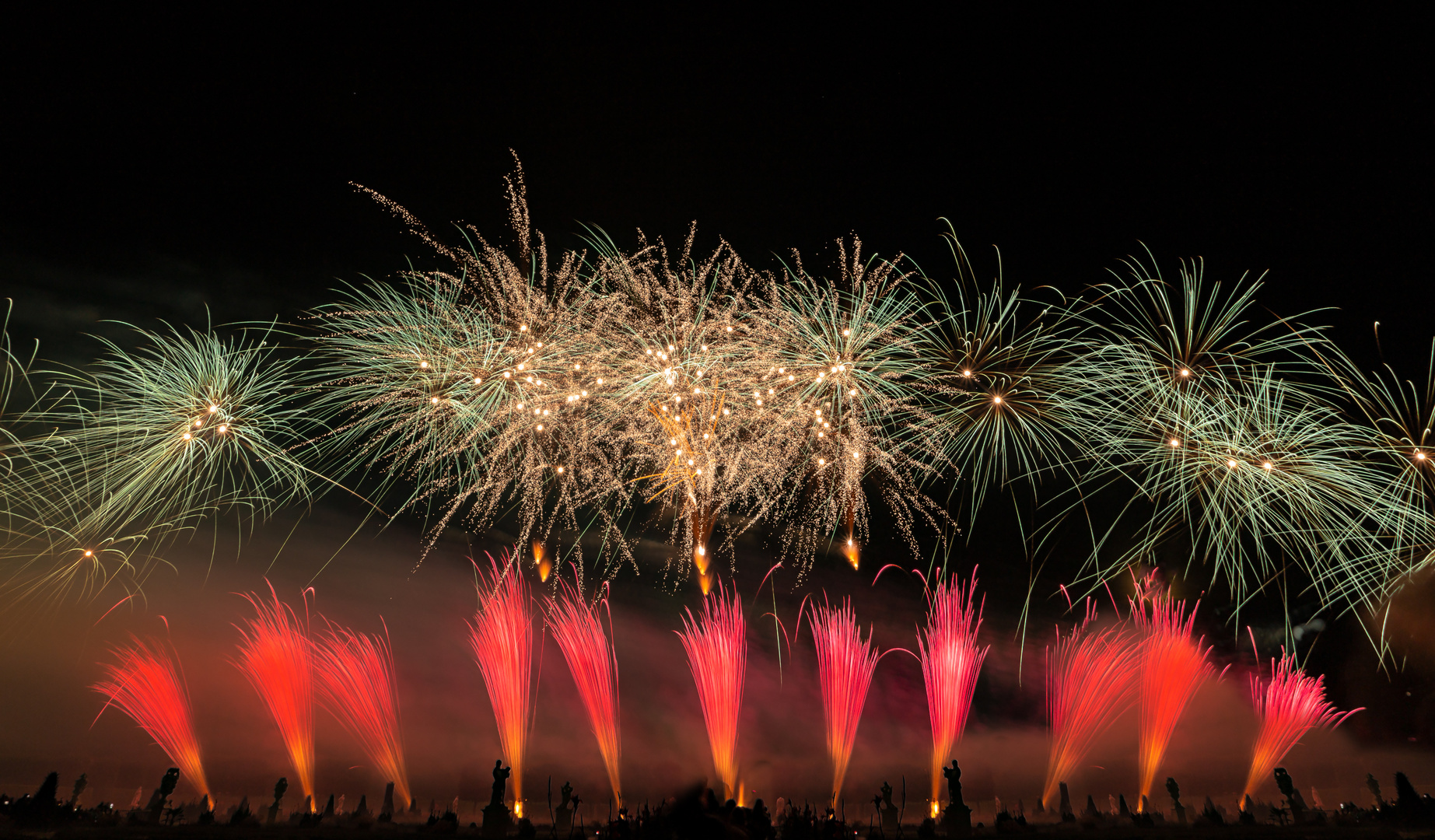 internationaler Feuerwerkwettbewerb Hannover