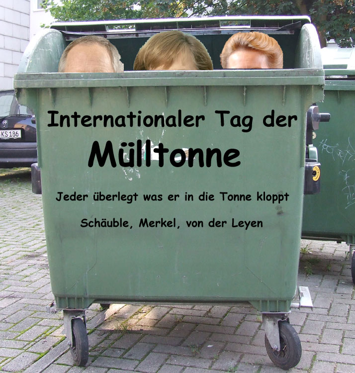 Internationaler Tag der Mülltonne