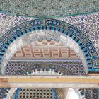 Interni moschea Spianata delle moschee Gerusalemme