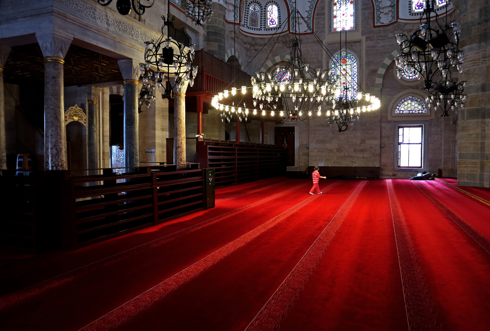 Interno della Moschea,Istanbul