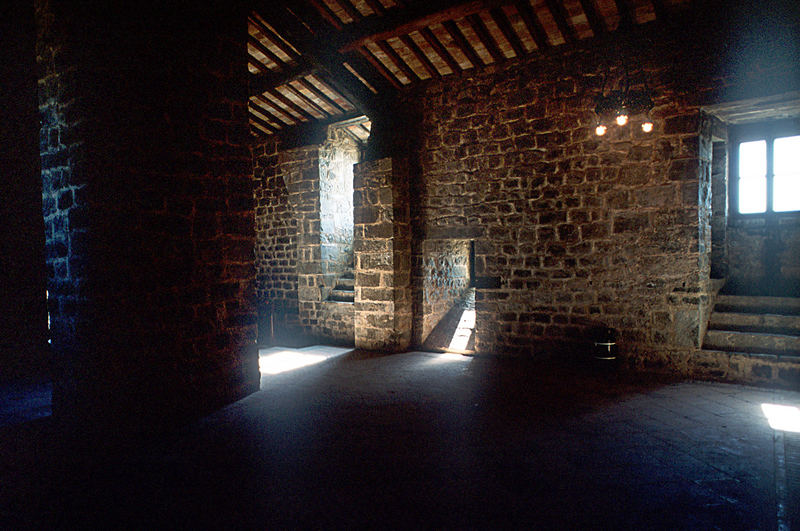 Interno della Rocca di Montalcino