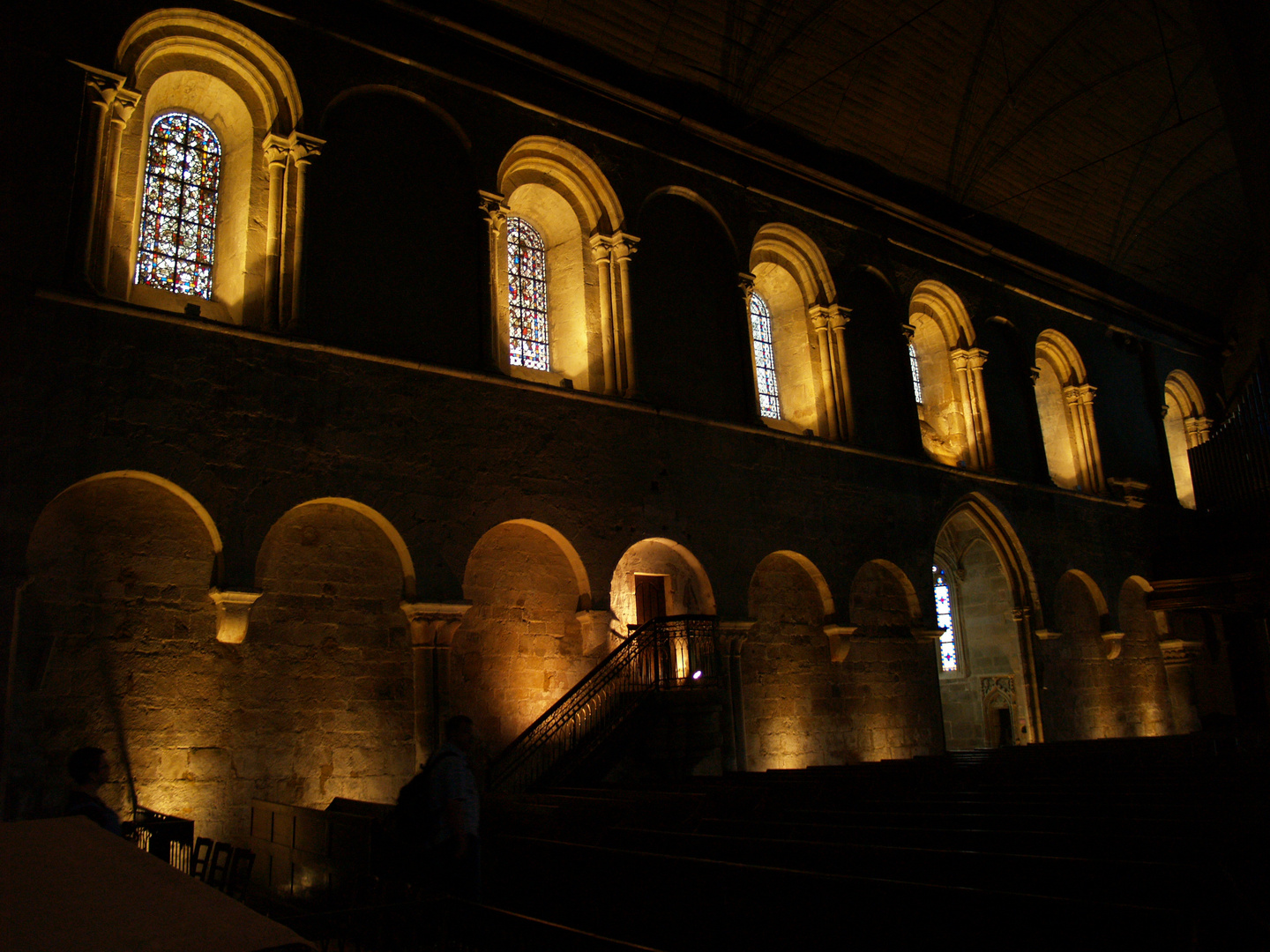 Interno di Saint Sauveur a Dinan (Francia)