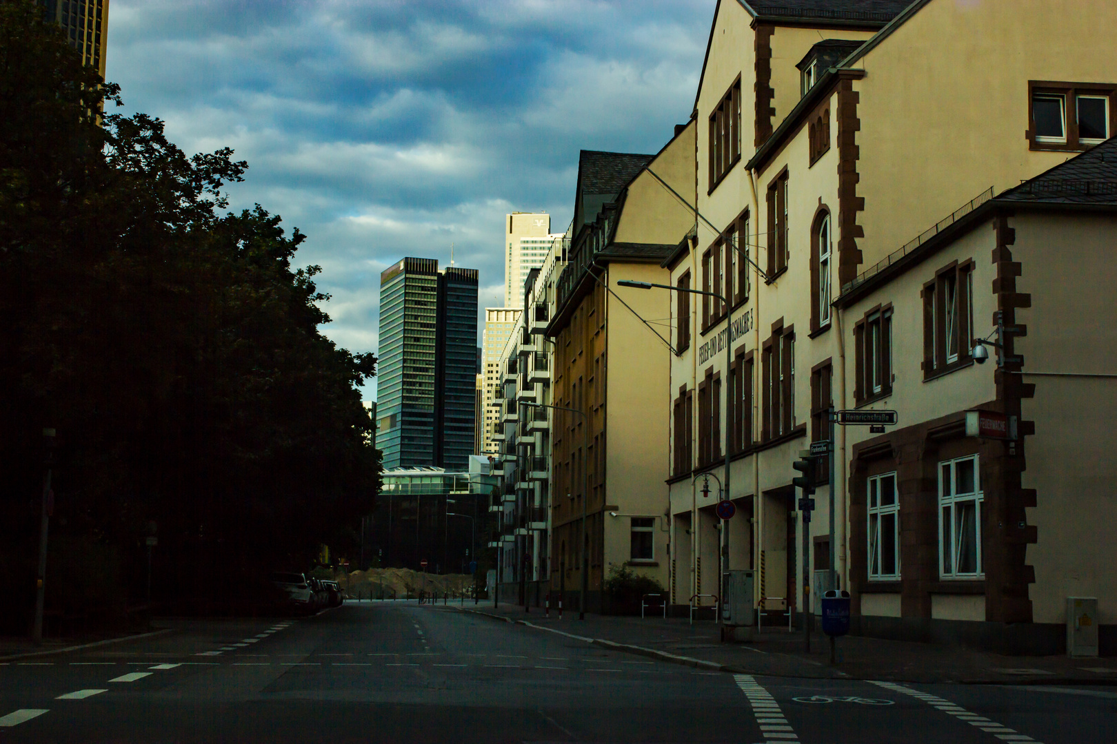 Intersection Frankenallee - Heinrichstr., Frankfurt am Main