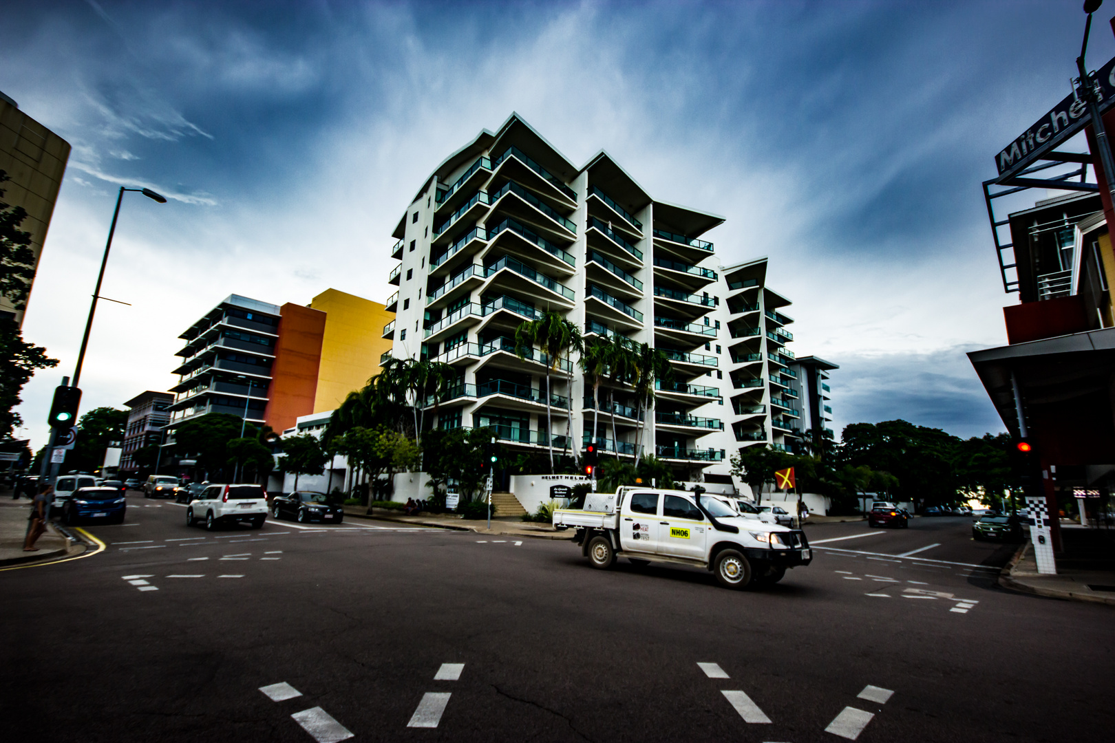 Intersection Mitchell Street / Knuckey Street