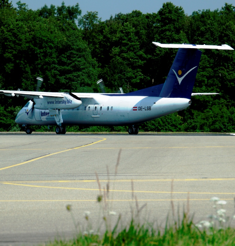 Intersky before take off at FDH